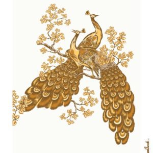 Florence Broadhurst Peacocks Gold