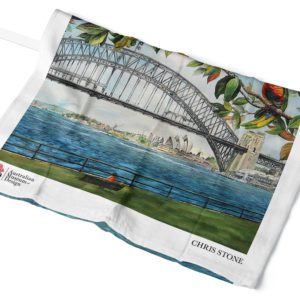 Australian Museum of Design Sydney Harbour Bridge Chris Stone Tea Towel Design